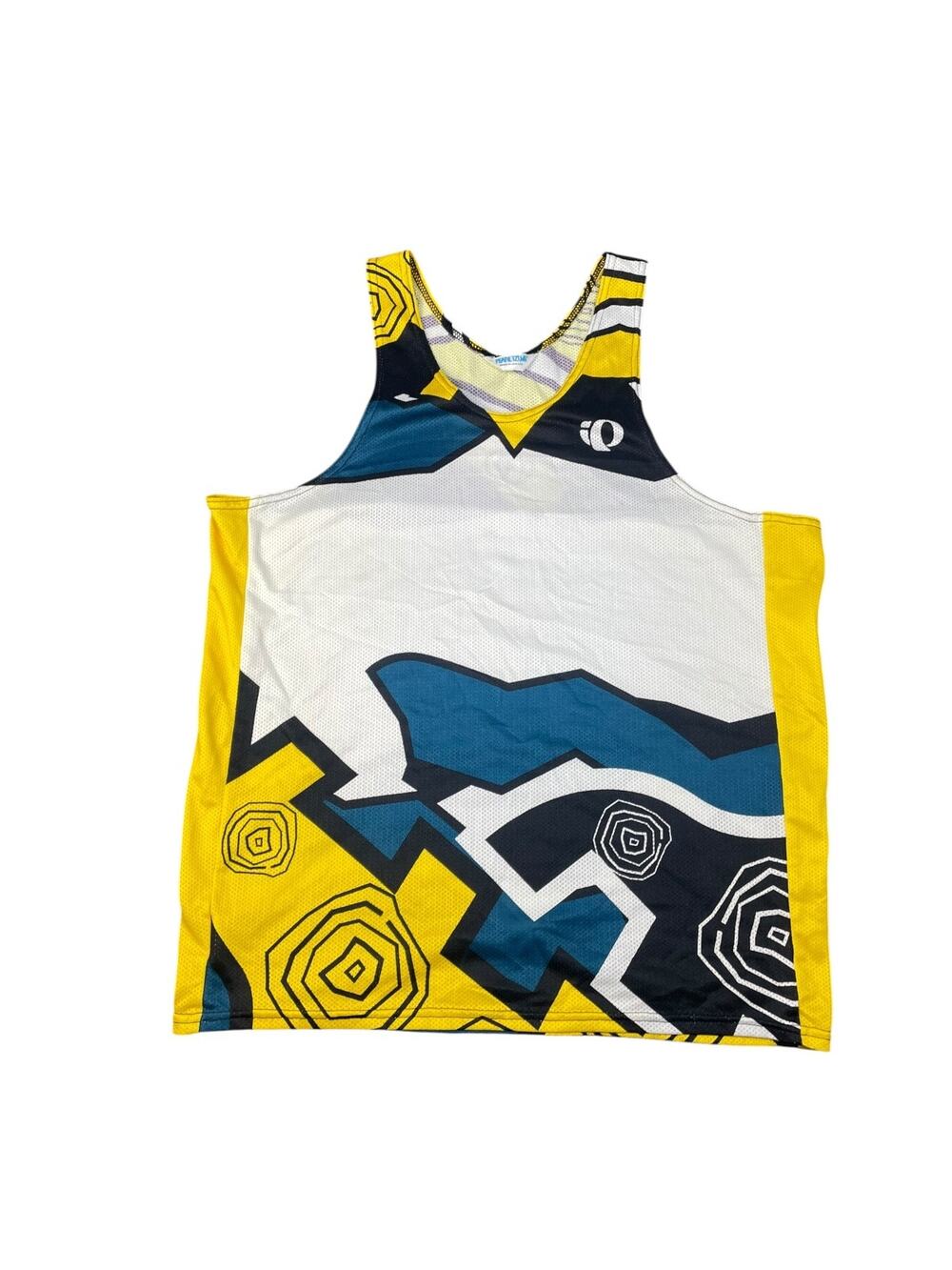 Pearl Izumi Men’s Large Geometric Print Cycling Jersey Tank Top